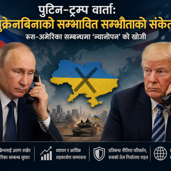 पुटिन–ट्रम्प वार्ता: युक्रेनबिनाको सम्भावित सम्झौताको संकेत